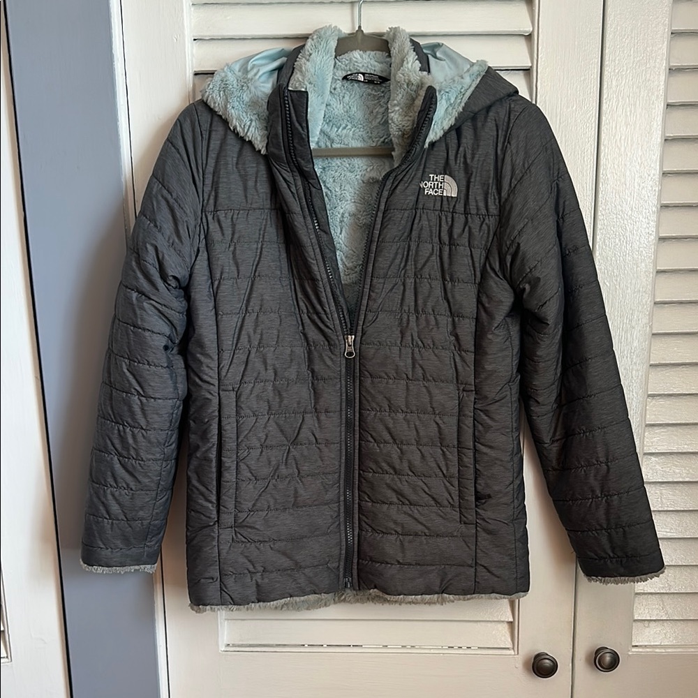 The North Face Charcoal Quilted Jacket